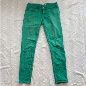 Green Prana Kara Skinny Jeans Size 2/26 GUC